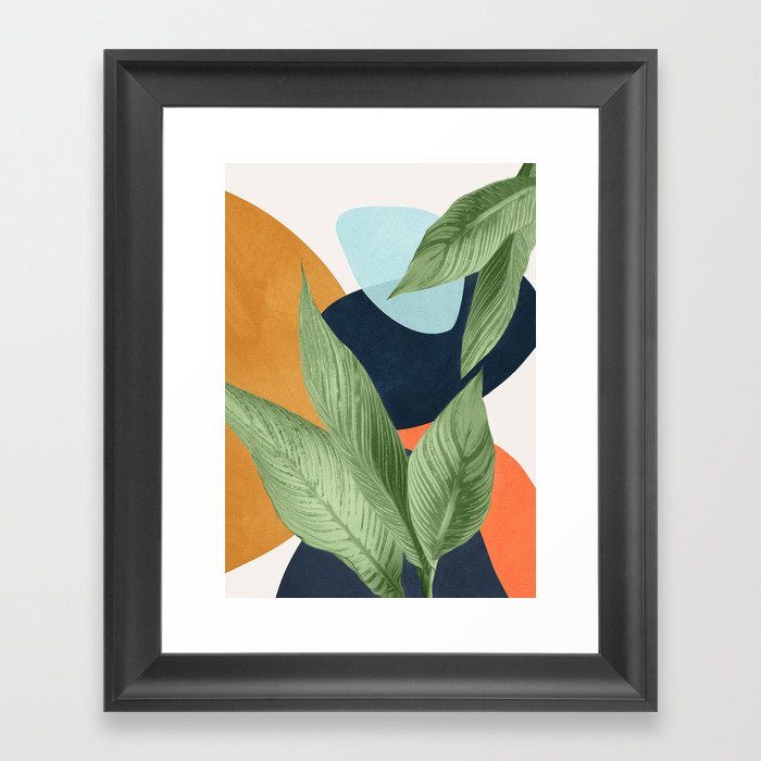 Nature Geometry VIII Framed Art Print