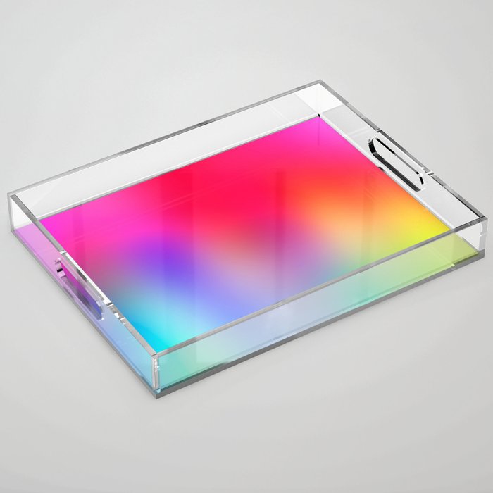 Fluorescent Neon Colors Acrylic Tray
