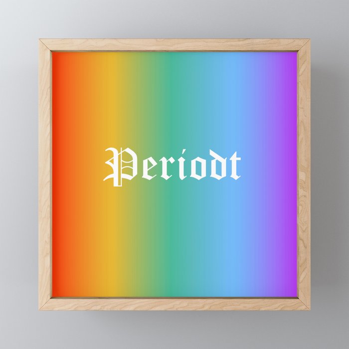Periodt Framed Mini Art Print