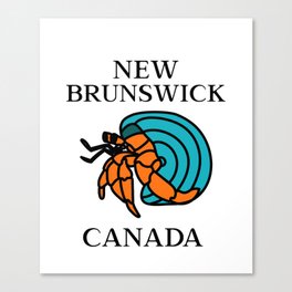 New Brunswick Hermit Crab Canvas Print