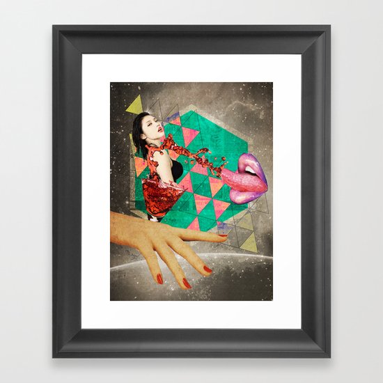 Sensasian III: Shaken, not stirred Framed Art Print