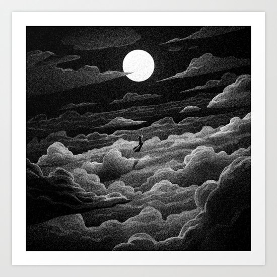 Drawlloween 2016: Witch Art Print
