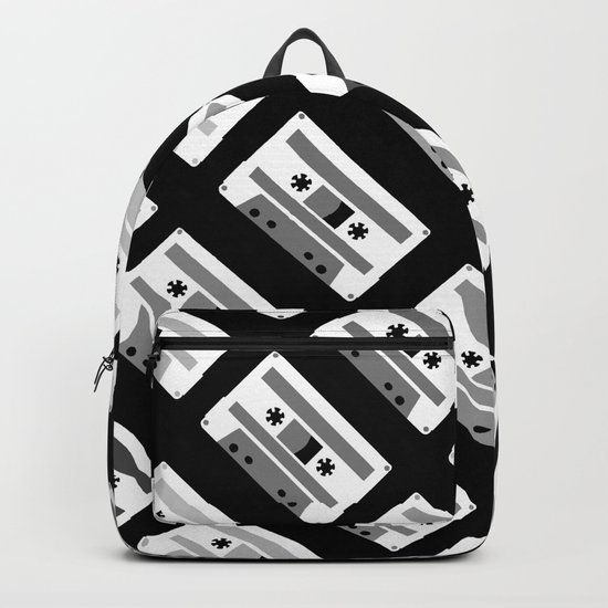 Black and White Tapes 45 Backpack