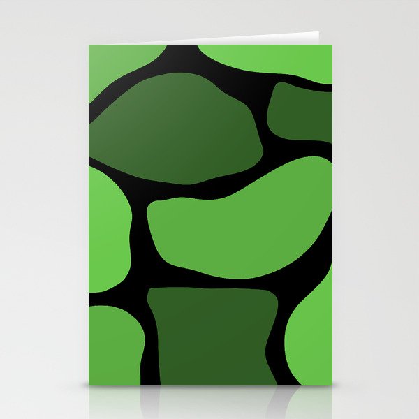 Elegant Abstract Vintage Green Collection Stationery Cards
