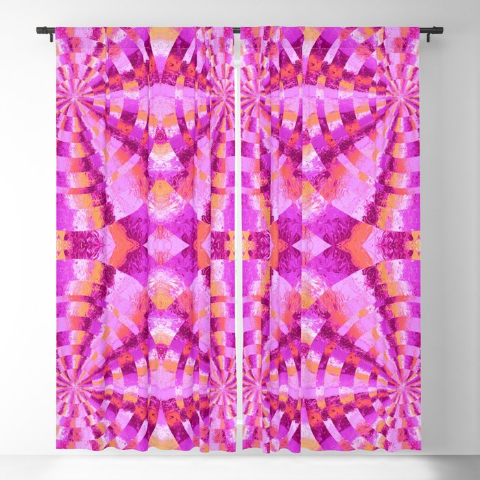 Hypnotic Pink Blackout Curtain
