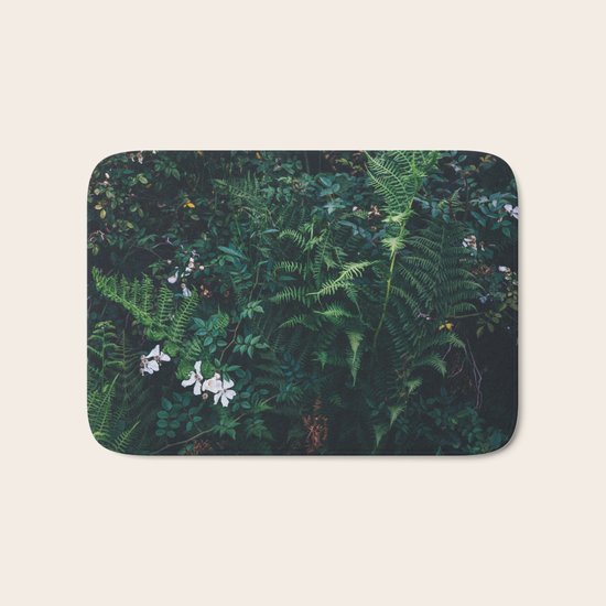 Fleurs Vertes Bath Mat