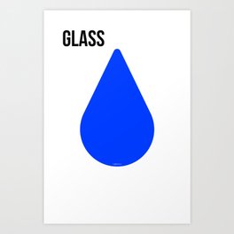 GLASS Art Print