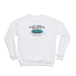 Flat Earth Society - Members Around The Globe Crewneck Sweatshirt