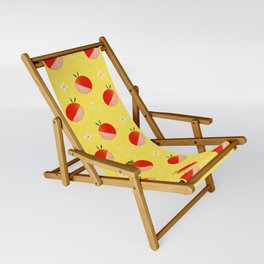 Garden Party Oranges Yellow Sling Chair