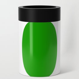 Letter O (White & Green) Can Cooler