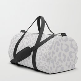 Snow Leopard Print Duffle Bag