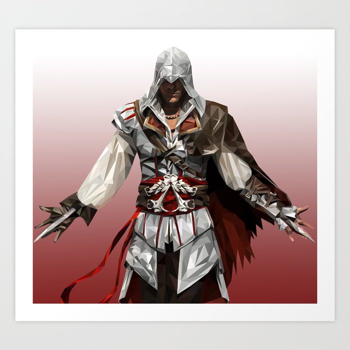 Ezio Auditore Da Firenze Art Print By Pindah Society6