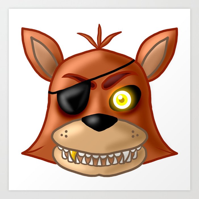 Five Nights at Freddy's - FNAF - Foxy - It's Me! Metal Print for