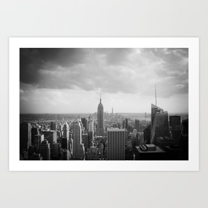 The Empire State Art Print by Caroline O'Connell | Society6