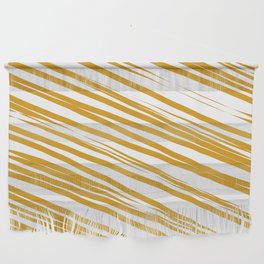 Yellow stripes background Wall Hanging