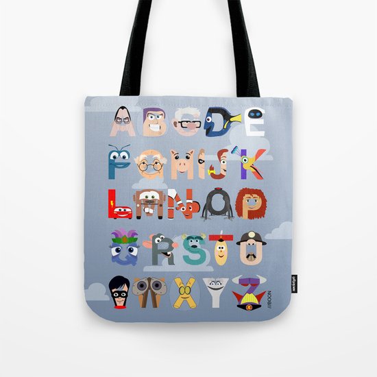 P is for Pixar (Pixar Alphabet) Tote Bag