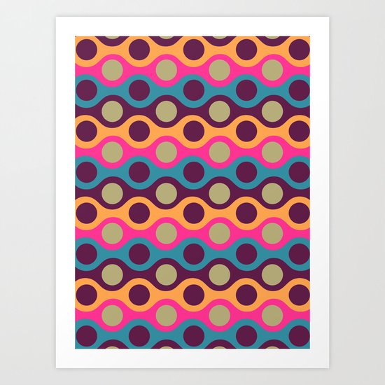 Chain of Colors Art Print
