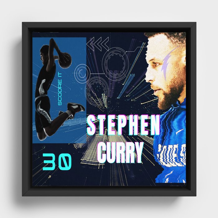 Basketball lovers Framed Canvas