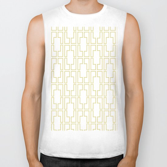 Simply Mid-Century in Mod Yellow Biker Tank