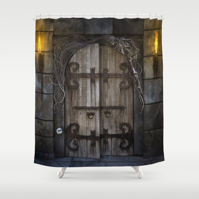 Gothic Y Door Shower Curtain By Fantasyartdesigns Society6
