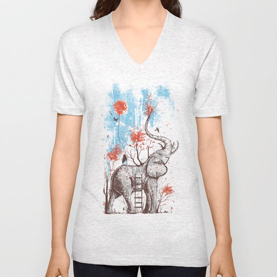A Happy Place Unisex V-Neck