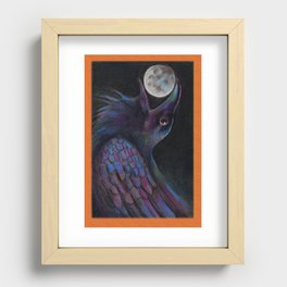 The Moon Recessed Framed Print