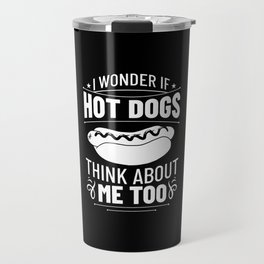 Hot Dog Chicago Style Bun Stand American Travel Mug