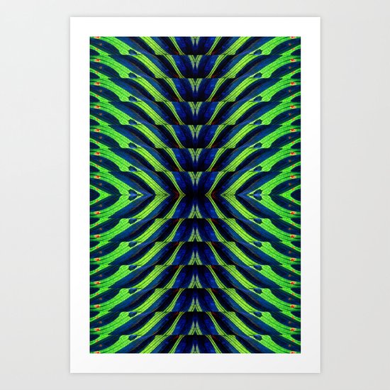 REFLECTED MARANTA Art Print