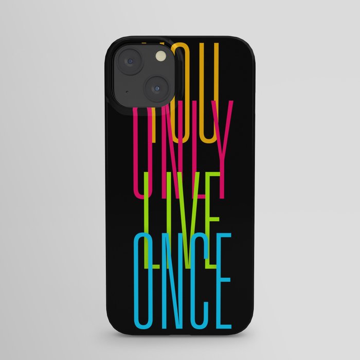Simple YOLO Cascade iPhone Case
