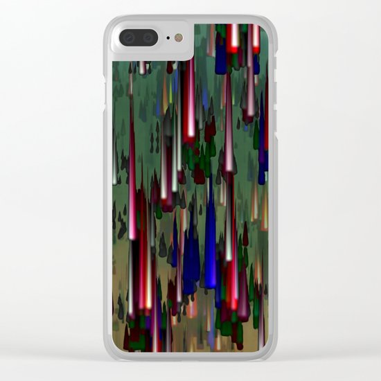 Raining Fiesta Clear iPhone Case