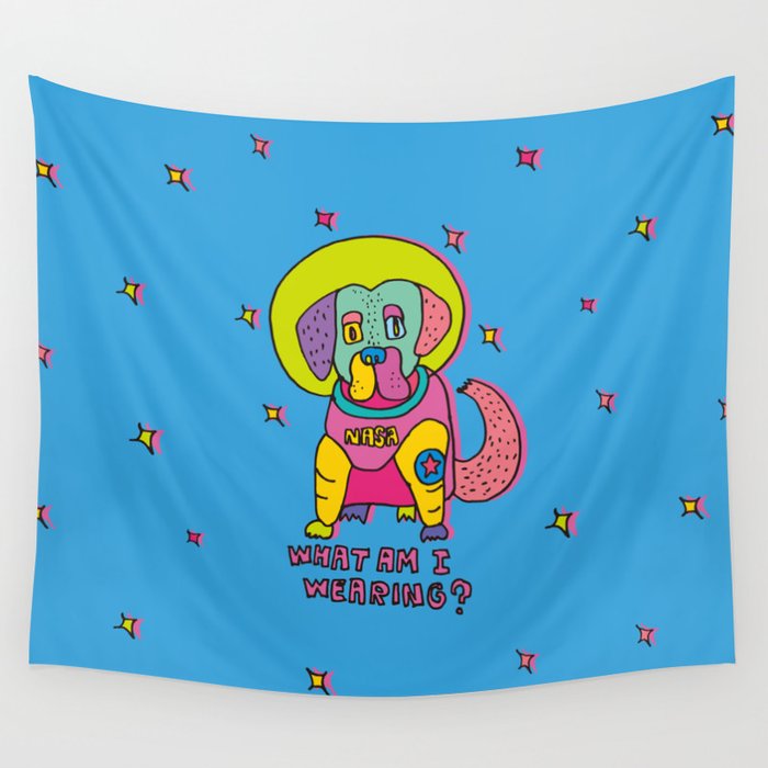 spacedog Wall Tapestry