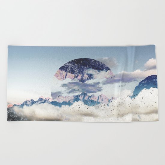 Abstract Mountains Beach Towel