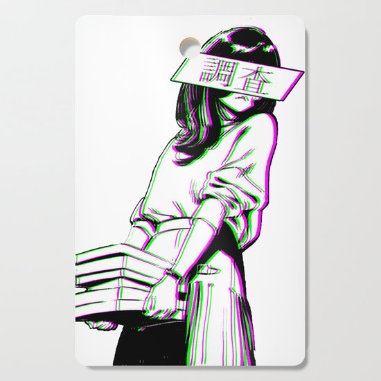 Study Sad Japanese Anime Aesthetic Cutting Board By Poser Boy Society6