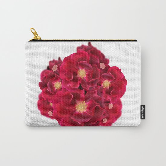 Floral Ink Carry-All Pouch