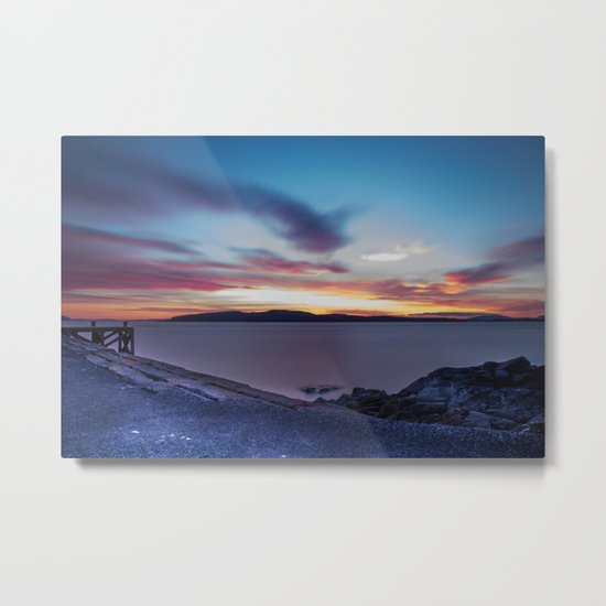 Glorious Blue Night Metal Print