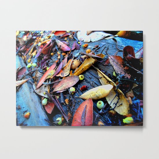 Leaves of a Strawberry Tree Metal Print