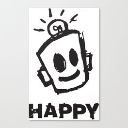 HAPPY  Canvas Print