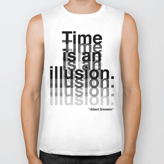 Illusion (Albert Einstein) Biker Tank