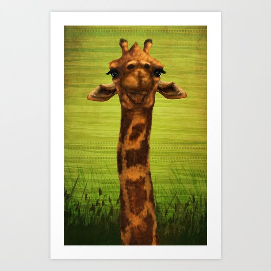 Giraffe Art Print