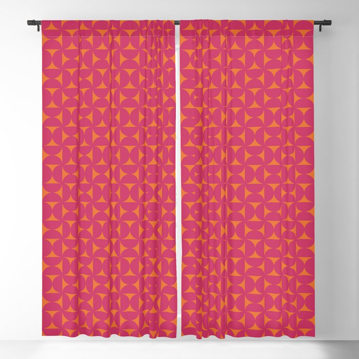 Patterned Geometric Shapes V Blackout Curtain