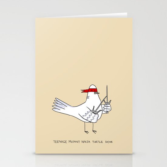 Teenage Mutant Ninja Turtle Dove Stationery Cards