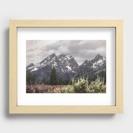 Grand Teton National Park Adventure Recessed Framed Print