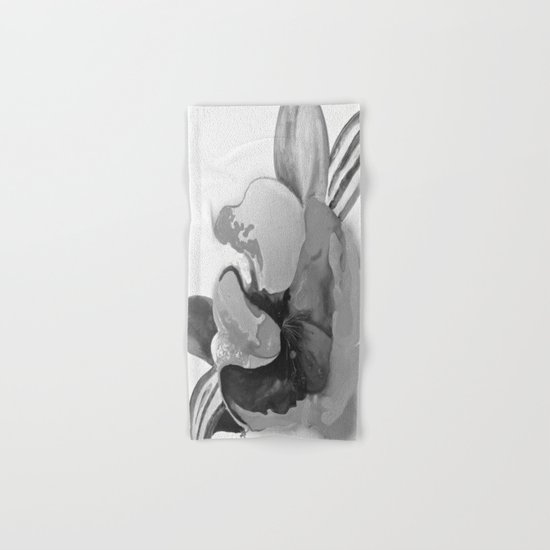 Burn The Flowers for Fuel Grey Hand & Bath Towel