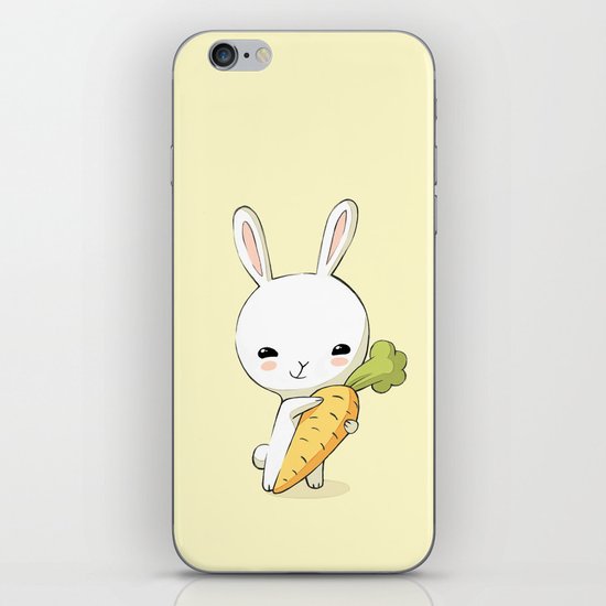 Bunny Carrot 2 iPhone & iPod Skin
