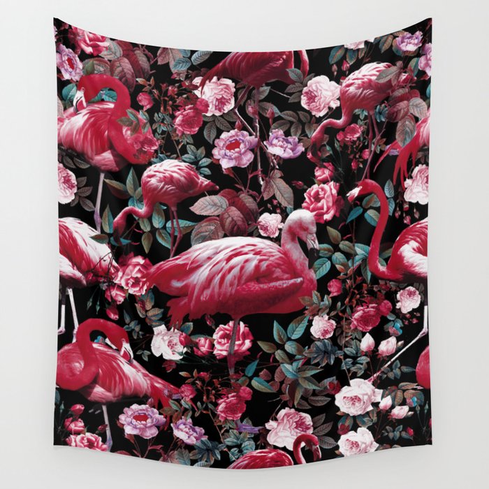 Floral and Flamingo VIII pattern