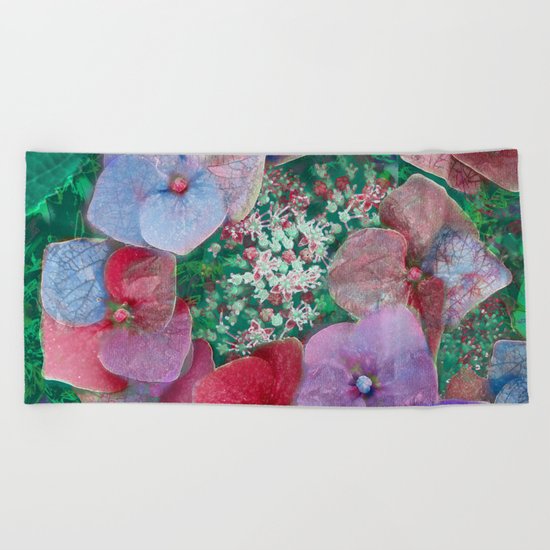 Floral abstract(55) Beach Towel