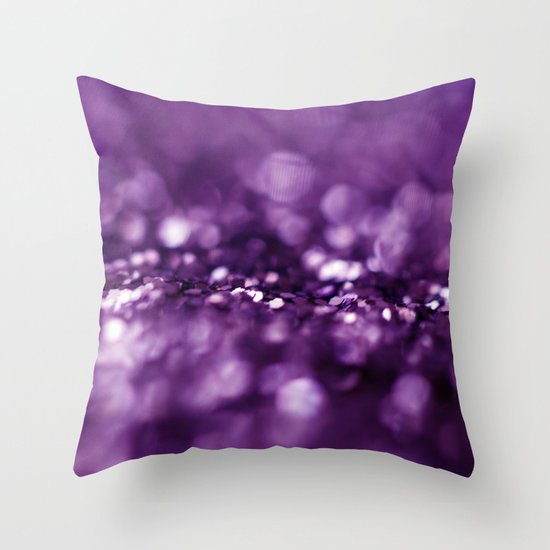Dreaming in Purple Throw Pillow