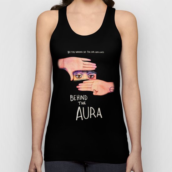 Behind The Aura Unisex Tank Top