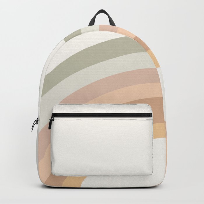Rainbow Neutral Colors Backpack