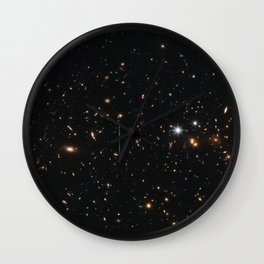 Hubble Space Telescope - A gargantuan collision Wall Clock